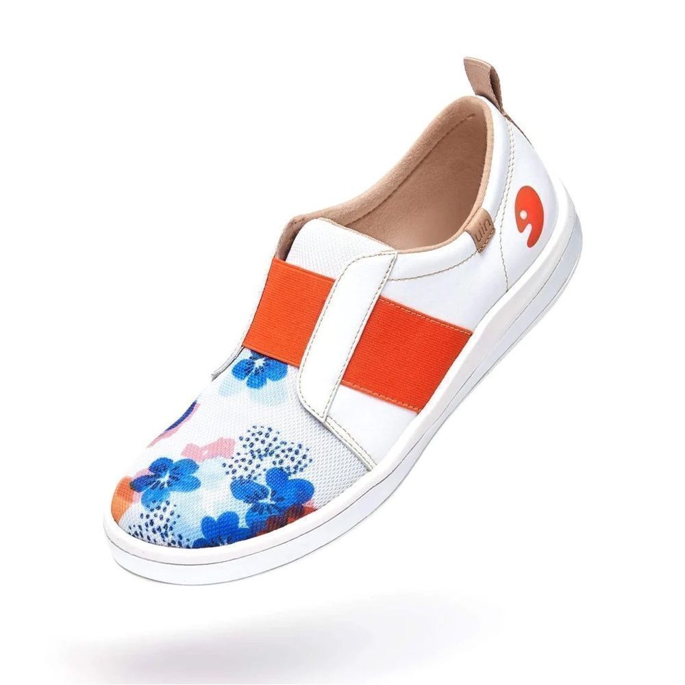 UIN Women's Casual Travel Skate Shoes (Forget Me Nots - Cordoba) New no box - Picture 5 of 9